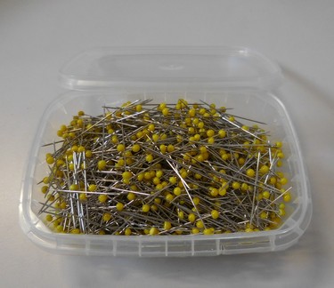 Glassheaded pins 48mm x 0,8mm (1.000 pcs)